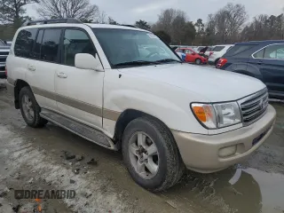 2004 Toyota Land Cruiser with VIN JTEHT05JX42067402, listed as a Copart auction lot 88976025 with 350,518 mi miles and Salvage Title. Bid and sale history available at carsss.com. Image 4.