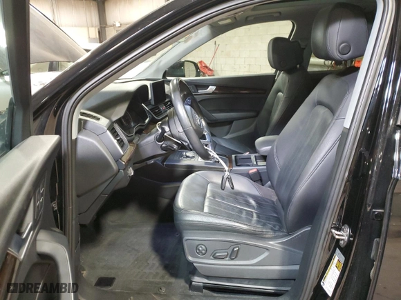 2018 Audi Q5 Premium with VIN WA1ANAFY1J2174801, listed as a Copart auction lot 53709855 with 85,119 mi miles and Salvage Title. Bid and sale history available at carsss.com. Image 7.