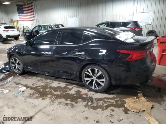 2017 Nissan Maxima SV with VIN 1N4AA6AP8HC377613, listed as a Copart auction lot 45988285 with 127,413 mi miles and Non Repairable. Bid and sale history available at carsss.com. Image 2.