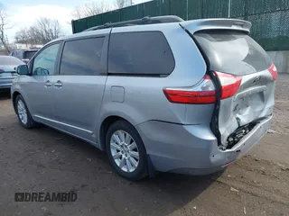 2016 Toyota Sienna Limited with VIN 5TDDK3DC1GS140440, listed as a IAAI auction lot 41658777 with 131,692 mi miles and . Bid and sale history available at DreamBid. Image 3.