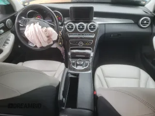 2017 Mercedes-Benz C C 300 with VIN 55SWF4JB8HU200216, listed as a Copart auction lot 41921635 with 55,132 mi miles and Salvage Title. Bid and sale history available at carsss.com. Image 8.