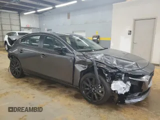 2025 Mazda 3 S Select Sport with VIN JM1BPABM9S1774528, listed as a Copart auction lot 56699005 with 6,922 mi miles and Non repairable. Bid and sale history available at DreamBid. Image 4.