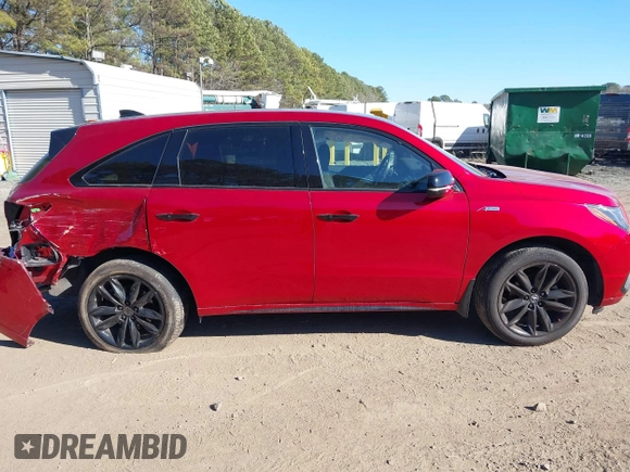 2020 Acura MDX w/Advance/Entertainment Pkg with VIN 5J8YD4H93LY000194, listed as a IAAI auction lot 41292756 with 55,274 mi miles. Bid and sale history available at carsss.com. Image 13.