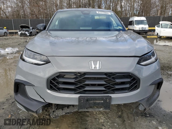 2024 Honda HR-V Sport with VIN 3CZRZ2H51RM759334, listed as a Copart auction lot 87272894 with 21,509 mi miles and Salvage title. Bid and sale history available at DreamBid. Image 5.