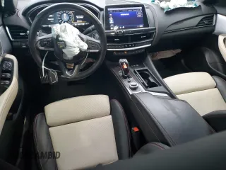 2021 Cadillac CT5 V-Series with VIN 1G6DV5RW6M0144314, listed as a Copart auction lot 45296315 with 35,030 mi miles and Salvage title. Bid and sale history available at DreamBid. Image 8.