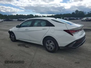 2024 Hyundai Elantra SE with VIN KMHLL4DG5RU810549, listed as a Copart auction lot 58178425 with 27,195 mi miles and Salvage title. Bid and sale history available at DreamBid. Image 2.