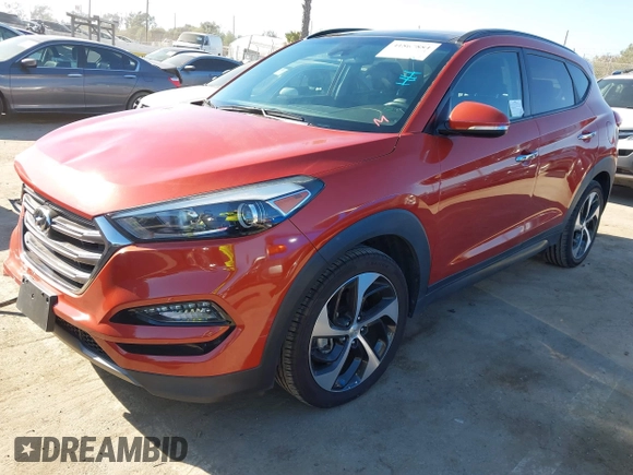 2016 Hyundai Tucson Limited with VIN KM8J33A2XGU095503, listed as a IAAI auction lot 41867884 with 73,600 mi miles. Bid and sale history available at carsss.com. Image 17.