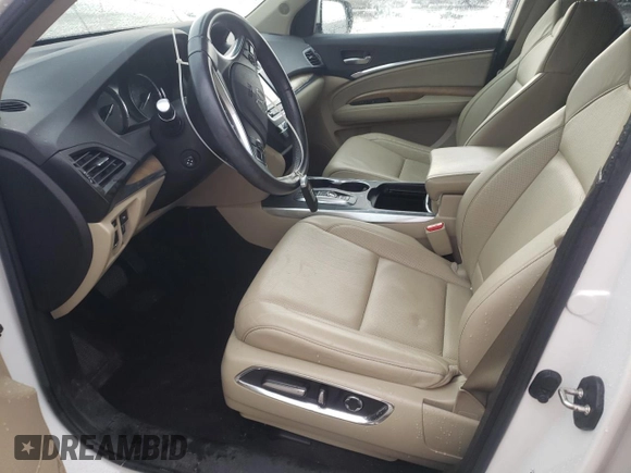 2019 Acura MDX Technology with VIN 5J8YD3H57KL006406, listed as a Copart auction lot 54183075 with 35,796 mi miles and Salvage title. Bid and sale history available at DreamBid. Image 7.