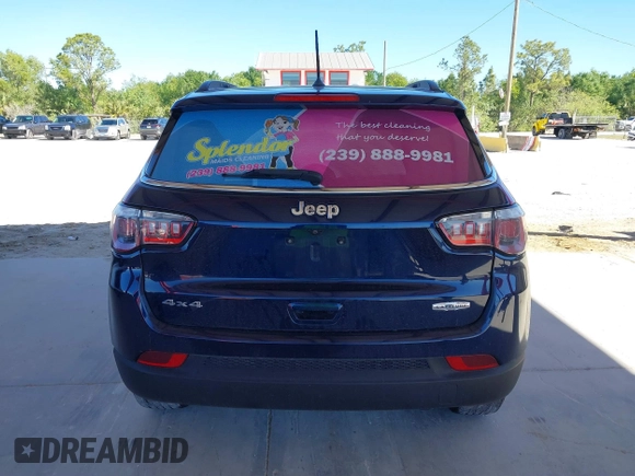 2017 Jeep Compass Latitude with VIN 3C4NJDBBXHT679623, listed as a IAAI auction lot 41810574 with 158,655 mi miles and . Bid and sale history available at DreamBid. Image 17.