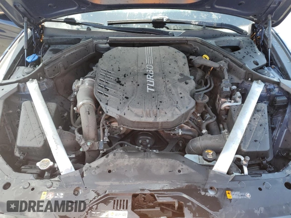2019 Genesis G70 Advanced with VIN KMTG74LE0KU043856, listed as a Copart auction lot 55921215 with 72,161 mi miles and Non repairable. Bid and sale history available at DreamBid. Image 11.
