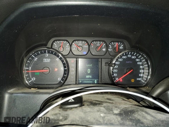 2019 Chevrolet Silverado 1500 Work Truck with VIN 2GCVKNEC5K1101056, listed as a Copart auction lot 48936565 with 206,840 mi miles and Salvage Title. Bid and sale history available at DreamBid. Image 9.