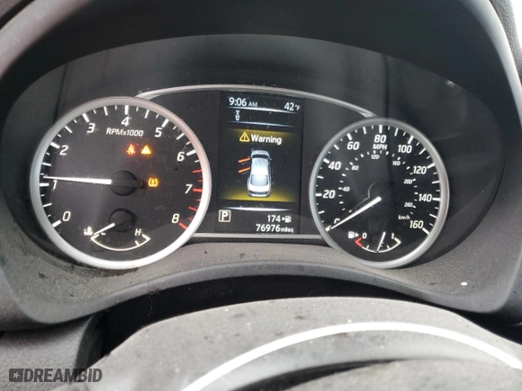 2018 Nissan Sentra S with VIN 3N1AB7AP6JY343408, listed as a Copart auction lot 46331835 with 76,976 mi miles and Salvage Title. Bid and sale history available at carsss.com. Image 9.