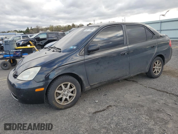 2001 Toyota Prius with VIN JT2BK12U910024705, listed as a Copart auction lot 53417885 with 286,602 mi miles and Salvage Title. Bid and sale history available at carsss.com. Image 1.