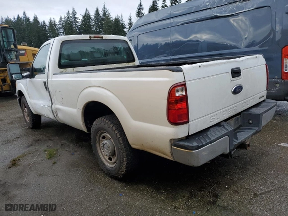 2014 Ford Super Duty F-250 SRW XL with VIN 1FTBF2A6XEEB42193, listed as a Copart auction lot 81949654 with 157,687 mi miles and Salvage Title. Bid and sale history available at carsss.com. Image 2.