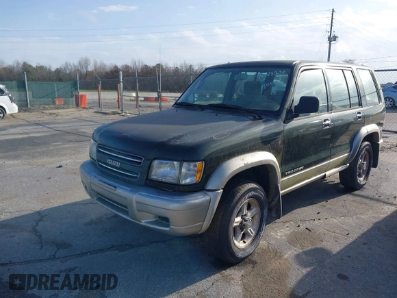 2000 Isuzu Trooper S z VIN JACDS58X9Y7J08094, wystawiony jako IAAI lot #41818546 z przebiegiem 154 927 mil mil oraz . Historia ofert i sprzedaży dostępna na DreamBid. Obrazek 2.