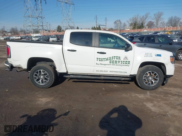 2021 GMC Canyon 4WD AT4 w/Leather with VIN 1GTG6FEN0M1279289, listed as a IAAI auction lot 41620801 with 134,699 mi miles. Bid and sale history available at carsss.com. Image 14.
