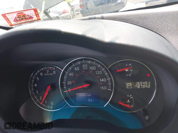 2014 Nissan Maxima SV z VIN 1N4AA5AP7EC913876, wystawiony jako IAAI lot #42487703 z przebiegiem 165 451 mil mil oraz . Historia ofert i sprzedaży dostępna na DreamBid. Obrazek 7.