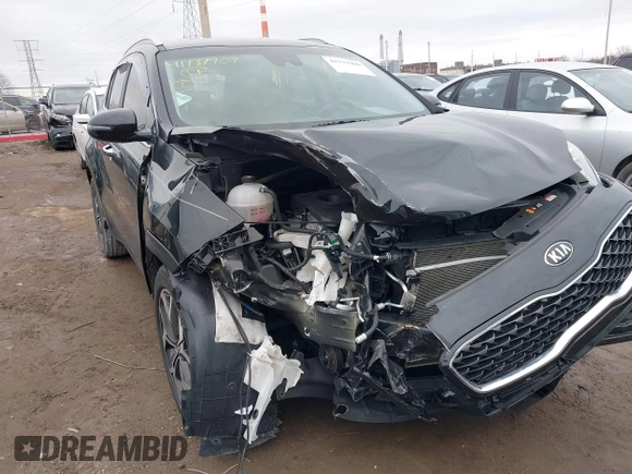 2021 Kia Sportage EX with VIN KNDPN3AC8M7912771, listed as a IAAI auction lot 41737909 with 31,614 mi miles and . Bid and sale history available at DreamBid. Image 1.