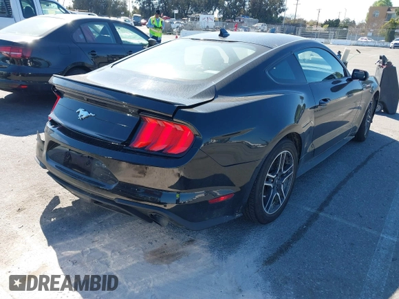 2022 Ford Mustang EcoBoost with VIN 1FA6P8TH4N5104366, listed as a IAAI auction lot 41657715 with 61,083 mi miles. Bid and sale history available at carsss.com. Image 4.