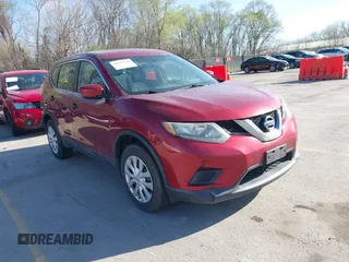 2016 Nissan Rogue SV with VIN 5N1AT2MV5GC781986, listed as a IAAI auction lot 41917919 with 195,870 mi miles. Bid and sale history available at carsss.com. Image 1.