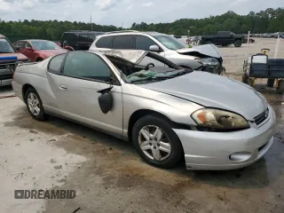 2006 Chevrolet Monte Carlo LS z VIN 2G1WJ15KX69247931, wystawiony jako Copart lot #57317285 z przebiegiem 165 525 mil mil oraz Nie do naprawy. Historia ofert i sprzedaży dostępna na DreamBid. Obrazek 4.