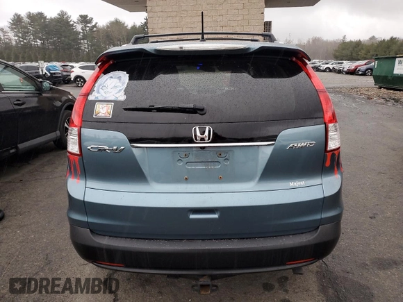 2013 Honda CR-V EX with VIN 5J6RM4H5XDL061650, listed as a Copart auction lot 48051145 with 254,757 mi miles and Salvage Title. Bid and sale history available at carsss.com. Image 6.