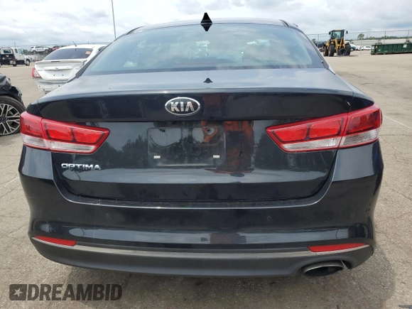 2018 Kia Optima S with VIN 5XXGT4L35JG265497, listed as a Copart auction lot 64371405 with 103,327 mi miles and Salvage title. Bid and sale history available at DreamBid. Image 6.
