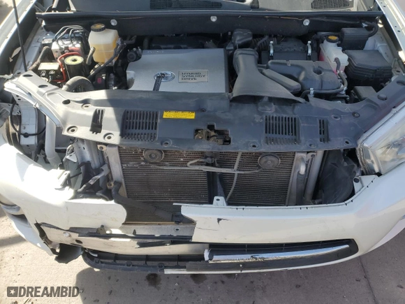 2012 Toyota Highlander Hybrid with VIN JTEBC3EH4C2010728, listed as a Copart auction lot 48482355 with 42,535 mi miles and Salvage Title. Bid and sale history available at carsss.com. Image 12.