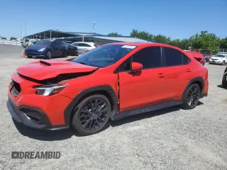 2023 Subaru WRX Limited with VIN JF1VBAL61P9824915, listed as a Copart auction lot 56572875 with 21,109 mi miles and Salvage title. Bid and sale history available at DreamBid. Image 1.