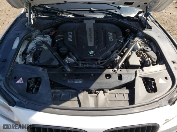 2015 BMW 7 Series 750Li xDrive with VIN WBAYF8C52FG245595, listed as a Copart auction lot 46664364 with 142,984 mi miles. Bid and sale history available at carsss.com. Image 11.