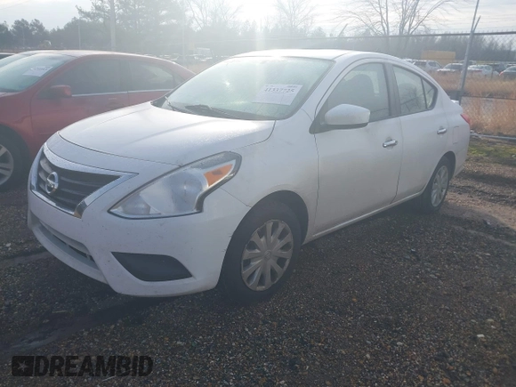 2016 Nissan Versa S Plus with VIN 3N1CN7AP4GL802506, listed as a IAAI auction lot 41337725 with 143,251 mi miles. Bid and sale history available at carsss.com. Image 2.