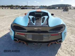 2017 McLaren 570S z VIN SBM13DAA8HW001360, wystawiony jako Copart lot #75650664 z przebiegiem Nie podano mil oraz Szkody całkowita. Historia ofert i sprzedaży dostępna na DreamBid. Obrazek 6.