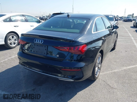 2023 Audi A3 Premium z VIN WAUAUDGY1PA037278, wystawiony jako IAAI lot #41840193 z przebiegiem 16 008 mil mil oraz . Historia ofert i sprzedaży dostępna na DreamBid. Obrazek 4.