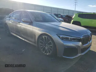 2020 BMW 7 Series 750i xDrive with VIN WBA7U2C05LBM62067, listed as a Copart auction lot 74940983 with 10,654 mi miles. Bid and sale history available at carsss.com. Image 4.