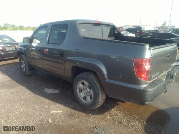 2009 Honda Ridgeline RT with VIN 2HJYK16209H500241, listed as a IAAI auction lot 33303791 with 153,452 mi miles. Bid and sale history available at carsss.com. Image 3.