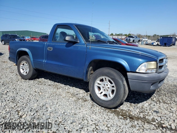 2004 Dodge Dakota with VIN 1D7FL16K54S621119, listed as a Copart auction lot 46801075 with 251,223 mi miles and Salvage Title. Bid and sale history available at carsss.com. Image 4.
