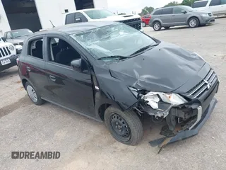 2024 Mitsubishi Mirage ES z VIN ML32AUHJXRH015102, wystawiony jako IAAI lot #42423844 z przebiegiem 18 300 mil mil oraz . Historia ofert i sprzedaży dostępna na DreamBid. Obrazek 1.