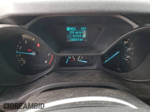2017 Ford Transit Connect XL with VIN NM0LS6E79H1293402, listed as a Copart auction lot 82322044 with 158,267 mi miles and Salvage title. Bid and sale history available at DreamBid. Image 9.