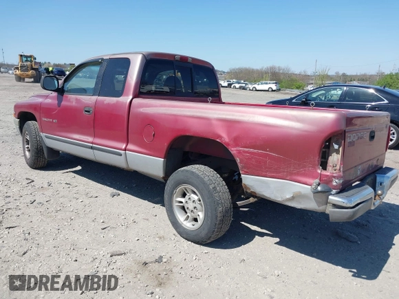 1999 Dodge Dakota SLT z VIN 1B7GL22X2XS222162, wystawiony jako IAAI lot #42038943 z przebiegiem 222 883 mil mil oraz . Historia ofert i sprzedaży dostępna na DreamBid. Obrazek 3.