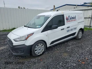 2021 Ford Transit Connect XL with VIN NM0LS7E26M1493853, listed as a Copart auction lot 55860685 with 81,832 mi miles and Salvage title. Bid and sale history available at DreamBid. Image 1.