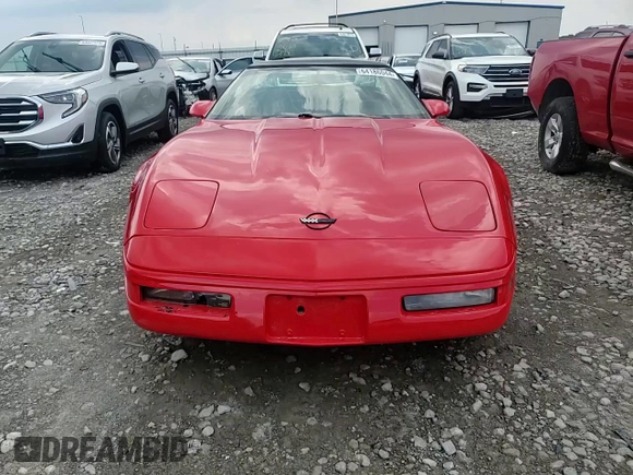 1996 Chevrolet Corvette with VIN 1G1YY22P6T5110052, listed as a Copart auction lot 64186044 with 0 mi miles and Salvage Title. Bid and sale history available at carsss.com. Image 11.