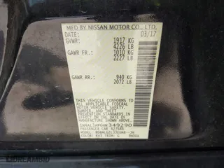 2017 Nissan Altima 2.5 SR with VIN 1N4AL3AP6HN349290, listed as a IAAI auction lot 41790240 with 54,524 mi miles. Bid and sale history available at carsss.com. Image 9.