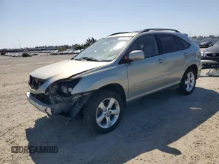 2004 Lexus RX 330 z VIN JTJGA31U540007785, wystawiony jako Copart lot #55616755 z przebiegiem 197 197 mil mil oraz Szkoda całkowita • Salvage title. Historia ofert i sprzedaży dostępna na DreamBid. Obrazek 1.