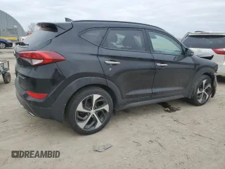 2016 Hyundai Tucson Limited with VIN KM8J33A21GU216211, listed as a Copart auction lot 44120345 with Not Provided miles and Salvage Title. Bid and sale history available at DreamBid. Image 3.