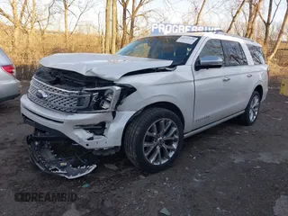2018 Ford Expedition Max Platinum z VIN 1FMJK1MT3JEA09672, wystawiony jako IAAI lot #41747148 z przebiegiem 126 149 mil mil oraz . Historia ofert i sprzedaży dostępna na DreamBid. Obrazek 2.