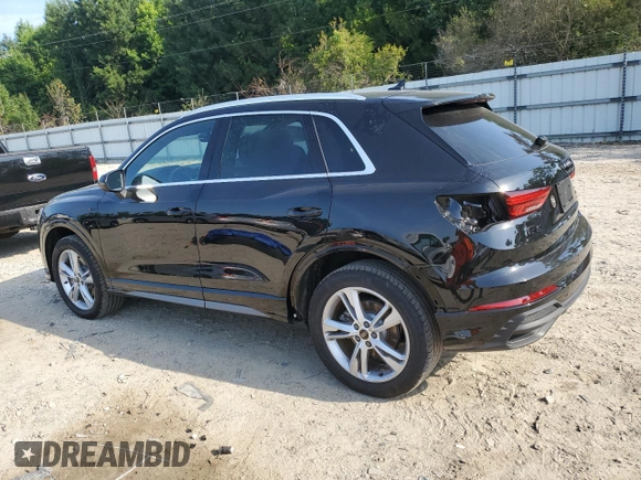 2024 Audi Q3 S line Premium Plus with VIN WA1EECF37R1174868, listed as a Copart auction lot 61827255 with 1,054 mi miles and Salvage title. Bid and sale history available at DreamBid. Image 2.