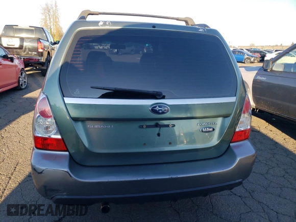 2007 Subaru Forester X L.L. Bean Ed with VIN JF1SG67677H700696, listed as a Copart auction lot 83117644 with 0 mi miles and Salvage Title. Bid and sale history available at carsss.com. Image 6.