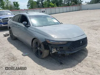2024 Honda Accord Sport-L with VIN 1HGCY2F74RA058398, listed as a IAAI auction lot 42065781 with 17,325 mi miles and . Bid and sale history available at DreamBid. Image 1.