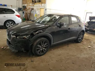 2018 Mazda CX-3 Touring with VIN JM1DKFC70J0316975, listed as a Copart auction lot 48657905 with 76,240 mi miles and Salvage Title. Bid and sale history available at carsss.com. Image 1.