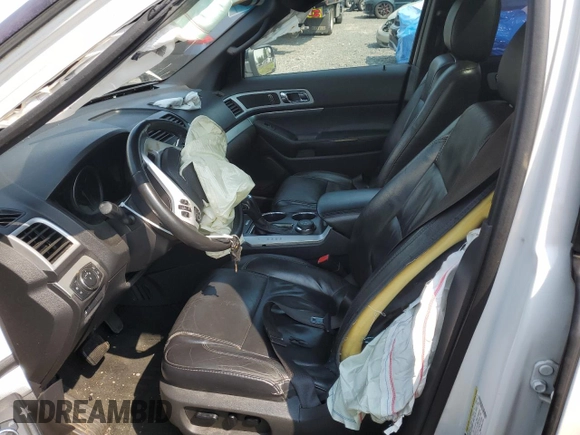 2012 Ford Explorer XLT with VIN 1FMHK8D88CGA11024, listed as a Copart auction lot 59856905 with Not provided miles and Salvage title. Bid and sale history available at DreamBid. Image 7.
